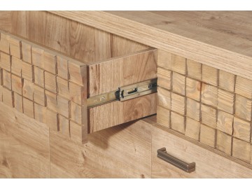Komoda 3D2S NATURAL N8 dub ribbeck/kostka