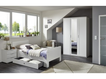 Postel 100x200 MARGITA 298 bílá