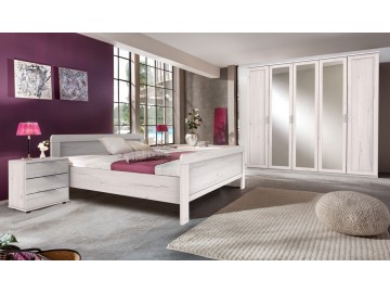 Postel 180x200 MARGITA 293 dub bílý