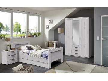 Postel 180x200 MARGITA 293 dub bílý