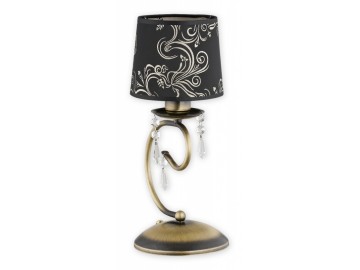 Lemir Stolní lampa O2478 L1 PAT Barsa lampička, patina