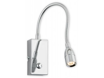 Lemir Bodové svítidlo O2223 K1 CH Bari Flex LED nástěník, chrom