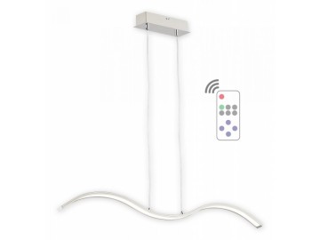Lemir Lustr do obyváku O2511 W1 SAT DO Linea LED závěs 1, matný chrom + chro