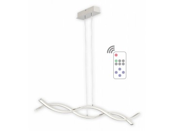 Lemir Lustr do obyváku O2512 W2 SAT DO Linea LED závěs 2, matný chrom + chro