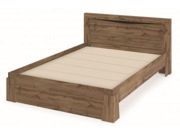 Postel 160x200 PAOLA dub kraft zlatý/wenge