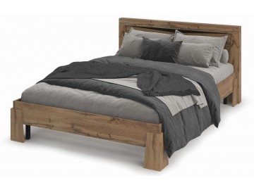 Postel 160x200 PAOLA dub kraft zlatý/wenge
