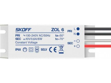 SKOFF Trafo ZL-006-C-1-1 LED napaječ 10V/6W ZOL 6