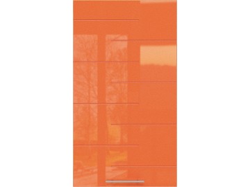 40PV potr. skříň 2-dveřová TECHNO bk/oranžová metalic