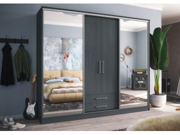Skříň s posuv. dveřmi 270 cm EDITA wenge