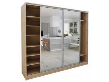 Skříň s posuv. dveřmi 270 cm EDITA dub sonoma