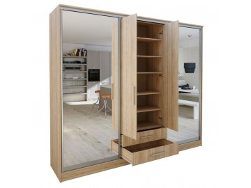 Skříň s posuv. dveřmi 270 cm EDITA dub sonoma