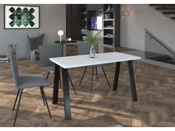 Jídelní stůl Kobalt 67x138 bílý
