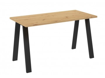 Jídelní stůl KOLINA 138x67 cm černá/artisan