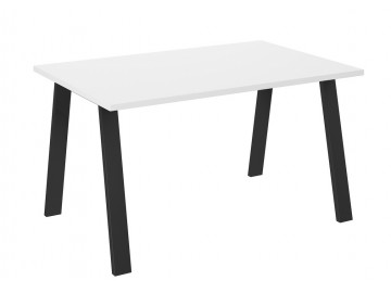 Jídelní stůl KOLINA 138x90 cm černá/bílá