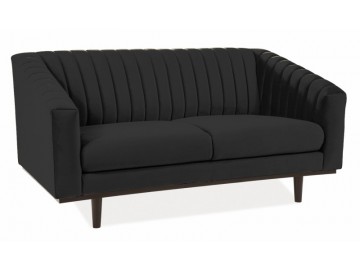 Čalouněné dvojkřeslo ASPREY VELVET 2 černá