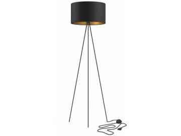 Nowodvorski Stojací lampa 7991 CADILAC I černá černá/zlatá