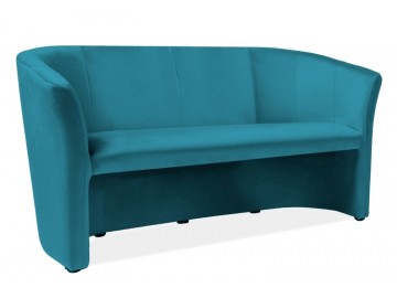 Čalouněný trojsedák TM-3 VELVET tyrkysová
