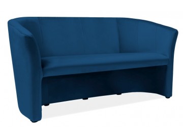 Čalouněný trojsedák TM-3 VELVET modrá