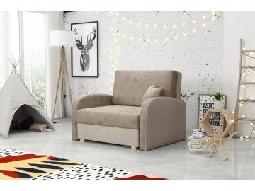 Rozkládací křeslo Vivian Soft I - béžová Rozkládací křeslo Vivian Soft I - béžová