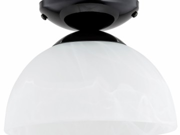 Lemir Stropní svítidlo O3130 P1 CZA Freja přisazená průměr 19 cm, černá