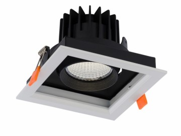 Nowodvorski Stropní svítidlo do podhledu 8722 CL DIA LED 18W, 3000K bílá/černá