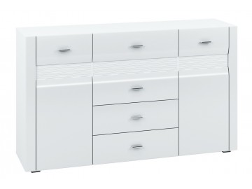 Komoda 2D4S AMARA bílá lesk Komoda 2D4S AMARA bílá lesk