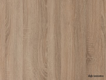 Konferenční stolek BIBA dub sonoma/bílá mat