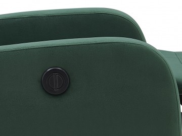 Čalouněné křeslo rozkládací PEGAZ velvet zelená