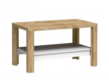 Konferenční stolek LABRO dub ribbeck/bílá lesk