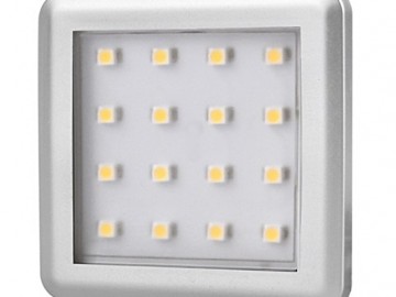 Kuchyňské LED svítidlo 1,5 W stříbrné, barva světla teplá bílá