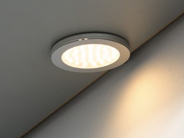 LED svítidlo 2 ks CASTELLO 2,8 W stříbrné, barva světla teplá bílá
