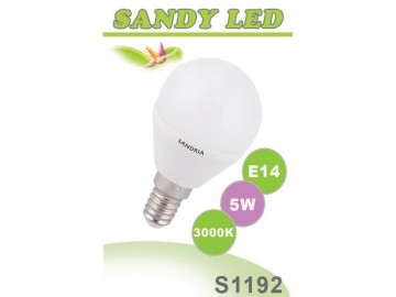 SANDRIA LED žárovka E14 S1192 SANDY LED E14 B45 5W SMD 3000K
