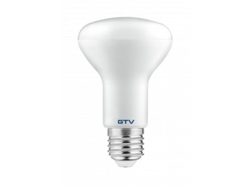 GTV LED žárovka E27 LD-R6380W-30 LED zdroj E27, R63, 8W, teplá bílá, 240V,