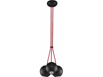 Nowodvorski Lighting Lustr na lanku 6147 BUBBLE BLACK-RED III