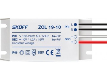 SKOFF LED trafo ZL-019-C-1-1 LED napaječ 10V/19W ZOL 19