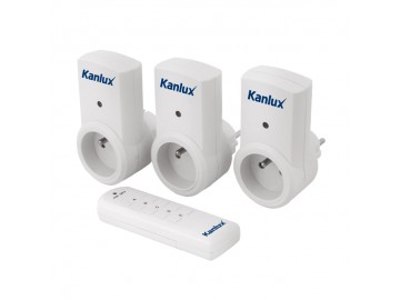 Kanlux  07980 APO  TM-3 Zásuvky na dálkové ovládání