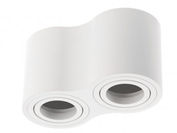 GTV Stropní svítidlo OS-AV80160OK2-10 AVEIRO DUO oválné bílé