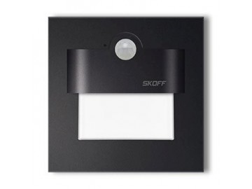SKOFF LED nástěnné svítidlo s čidlem MM-TAN-D-H Tango černá(D) teplá(WW,3000
