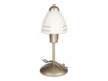 Lemir Stolní lampa O1708 SAT Solo lampička, matný chrom