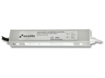 Ecolite  DX-WP-18W/IP67 El. trafo 230V-12V,1.5A,18W