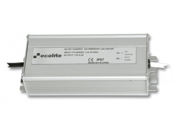 Ecolite  DX-WP-150W/IP67 El. trafo,230V-12V,12.5A,150W