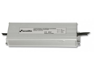 Ecolite  DX-WP-200W/IP67 El. trafo,230V-12V,16.7A,200W