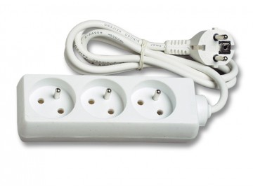 Ecolite Prodlužovací kabel FX3-1.5 Prodl. přívod 1,5m, 3zásuvky bez vypínače