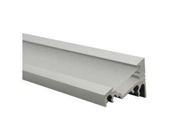 Kanlux  19162 PROFILO C   lišty k LED paskum,10 ks po 1m v balení, bez difuzo