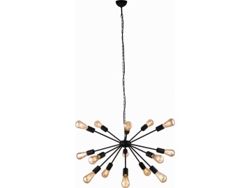 Nowodvorski Lighting Závěsné svítidlo na řetězu 9733 ROD černá XV
