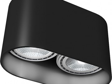 Nowodvorski Lighting Stropní bodové svítidlo 9240 OVAL černá