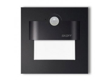 SKOFF LED nástěnné svítidlo s čidlem MJ-TAN-D-W TANGO černá(D) studená(W,650