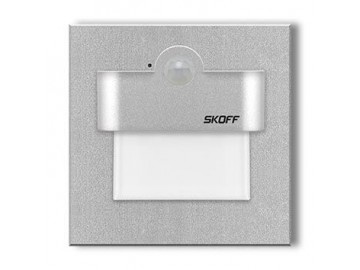 SKOFF LED nástěnné svítidlo s čidlem MM-TAN-G-B TANGO hliník (G) modrá (B)+