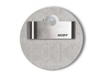 SKOFF LED nástěnné svítidlo s čidlem MN-RUE-K-B RUEDA SHORT nerez (K) modrá