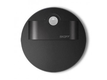 SKOFF LED nástěnné svítidlo s čidlem MN-RUE-D-B RUEDA SHORT černá (D) modrá